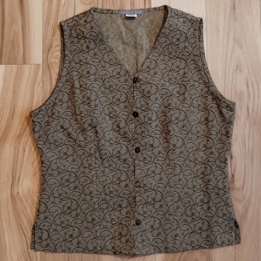 Isabella Bird vintage 90's Cottagecore riding vest